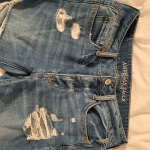 Low Rise Ripped Boyfriend Jeans